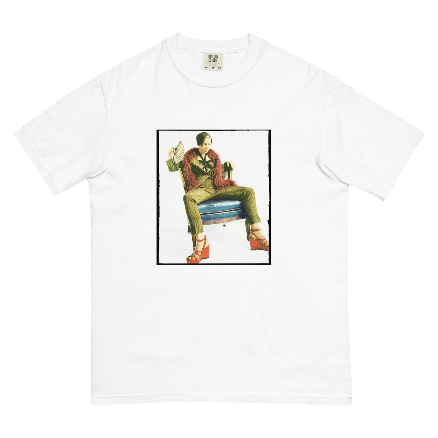 Red boa Unisex garment-dyed heavyweight t-shirt