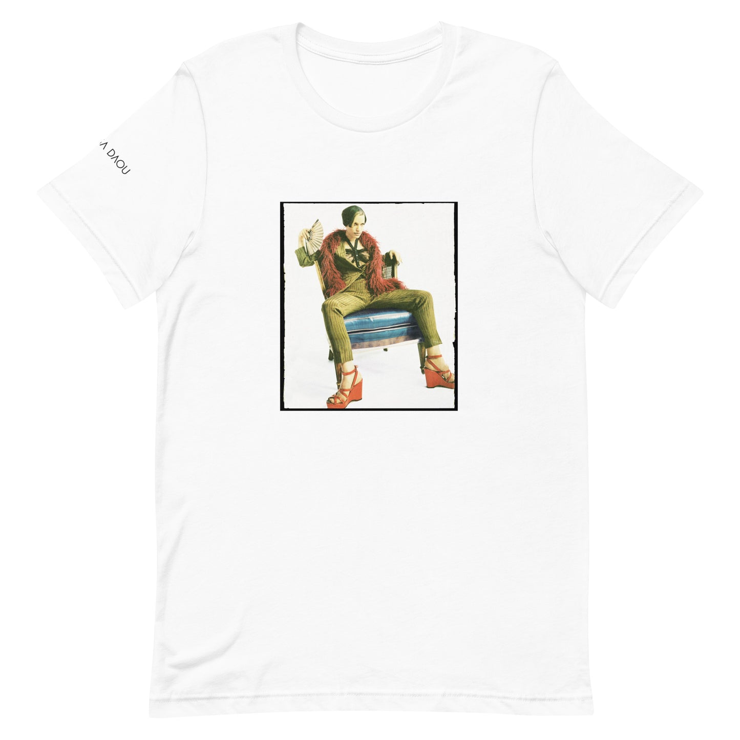 Red Boa Unisex t-shirt (White)